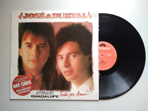 Jose & Duval Todo Por Amor Lp Vinilo 1993 Polydor Colombia