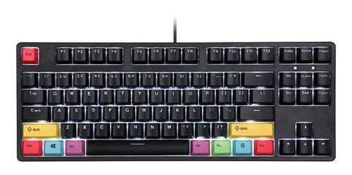 Teclado Mecánico Retroiluminado Con Tecla N/ Interruptor Roj