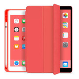 Mica Cristal + Funda Smart Ranura P/ Pluma iPad 7 10.2 A2197