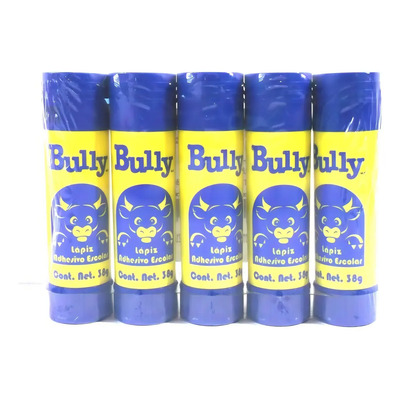 LAPIZ ADHESIVO en barra Bully de 38g no tóxico - Pack de 5 unidades | MercadoLibre