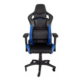 Silla Gamer Corsair T1 Race Negro Y Azul - Acuario