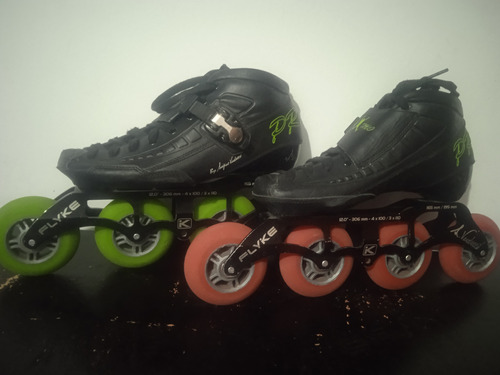 Patines Profesionales+casco Y Protecciones