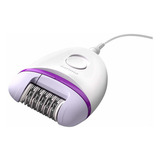 Depiladora Philips Con Cable Compacta Bre225_00 Color Blanco