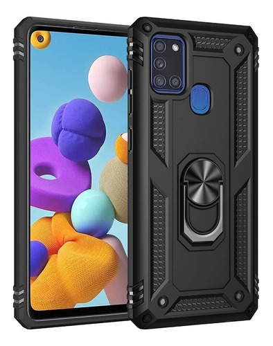 Funda Reforzada Anillo Compatible Con Samsung A21s