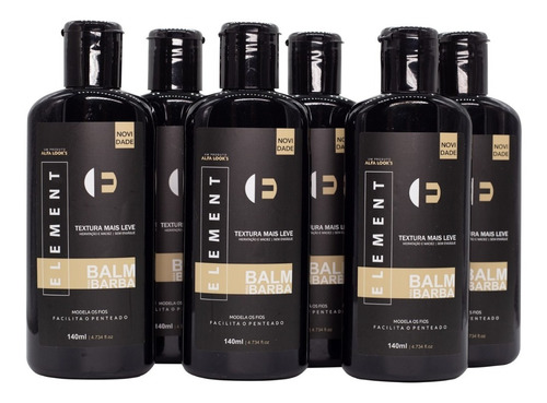 6 Uni Balm Para Barba Element 140ml