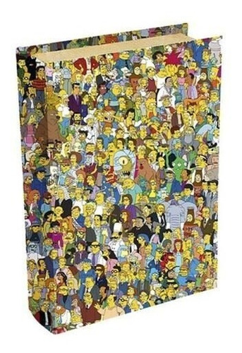 Livro Decorativo Simpsons Springfield Personagens