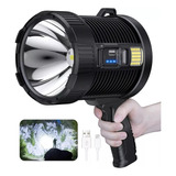 Lámpara Táctica Ultra Potente, Linterna Led, Recargable Por