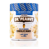 Suplemento En Pasta Dr. Peanut  Pasta De Amendoim Sodio Sabor Chocolate Blanco En Pote De 600g