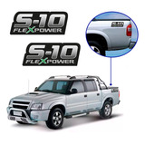 Par Adesivo Lateral Gm S10 Flexpower Executive 2009 10 2011 Cor Transparente