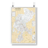 Zacatecas Mapa Grande 200x160 Decorativo