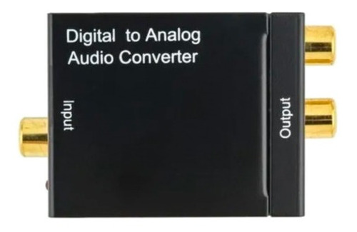 Convertidor De Audio Digital A Analogo Toslink Coaxial A Rca