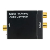 Convertidor De Audio Digital A Analogo Toslink Coaxial A Rca