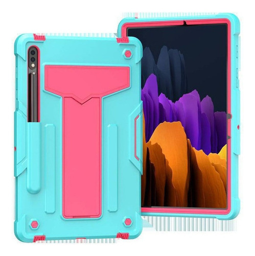 . Funda Protectora Para Samsung Tab S8 S7 Con Soporte Para