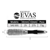 Escova Evas Profissional Vazada Sas 501 Original 