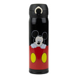 Garrafa Térmica Preta Mickey Mouse 400ml  Disney