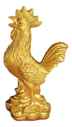 Estatuilla De Pollo, Estatua De Gallo, Adornos De 5x4x9cm