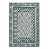 Alfombra Grande Arizona 244 X 305 Cm Gris Con Azul 