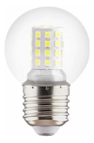 Bombilla Led E26 E27 Esfera Decorativa 6000k Luz Fría De Día