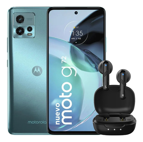 Motorola Moto G72 128gb/6gb Ram + Audifonos Genius Hs-m905bt