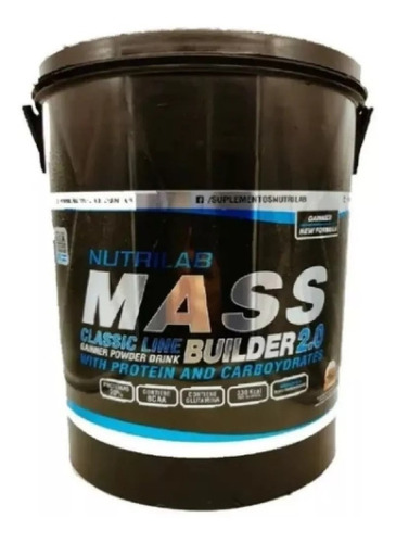 Mass Builder 5 Kg Nutrilab Ganador De Peso Masa Muscular