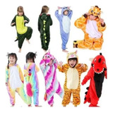 Pijama Disfraz Niños Animales Kigurumi Enteritos