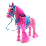 Juguete Infantil Caballo Colores Niña Montura 16cm Accesorio