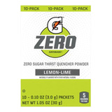 Gatorade G Zero Polvo Lemon Lime 10 Pz