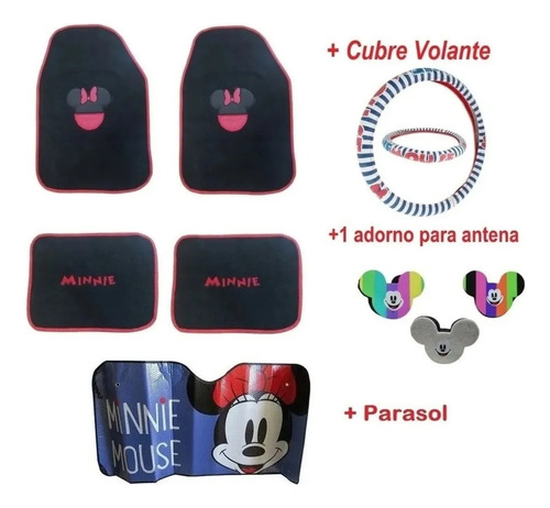 Tapetes Parasol Funda Minnie Mouse Nissan March 2015