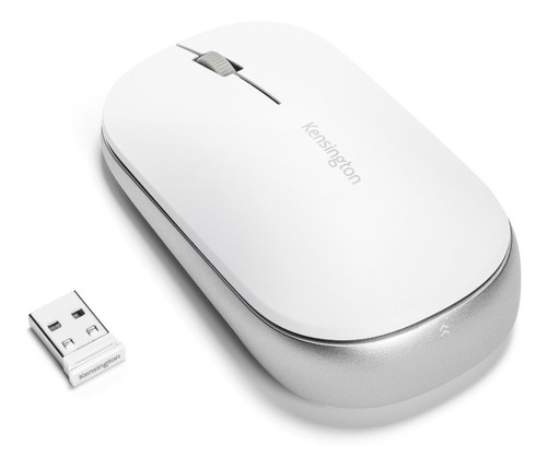 Mouse Inalambrico Dual Bluetooth Usb Rf Kensington Suretrack Color Blanco