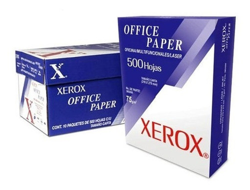 Papel Blanco Xerox - Caja Con 5000 Hojas Tamaño Carta