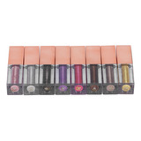 Set De Maquillaje De Sombras De Ojos Líquidas Caligam Glitte