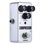 Pedal Compressor Para Guitarra Ou Baixo Pequeno Resistente