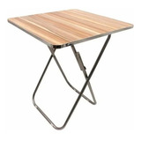 Mesa Plegable Portatil Para Exterior Comedor 80x80