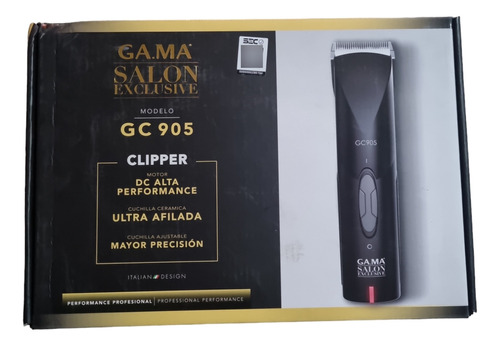 Cortadora De Cabello Ga.ma Gc905 Salón Exclusive 