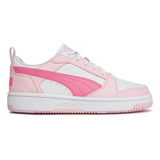 Tenis Puma Rebound V& Lo Jr En Rosa 39383308