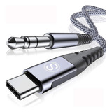 Cable Auxiliar De Audio Usb Tipo C A 0.138 In De 4 Pies Para