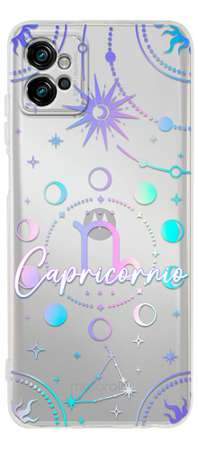 Funda Para Motorola Uso Rudo Mujer Signo Zodiaco Capricornio