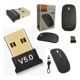 Mouse Hmastona+ Daptador Usb Bluetooth 4.0pc Notewindows7 8