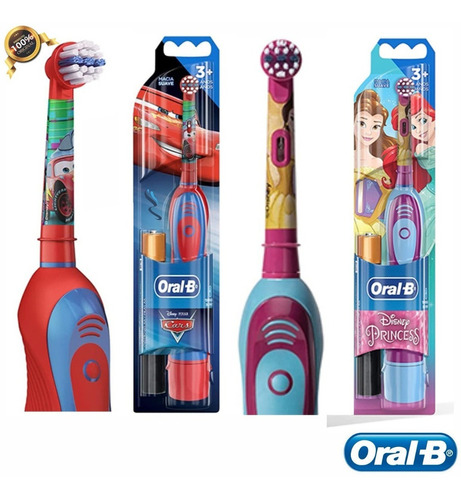 Escova Elétrica Oral-b Princesas Ou Carros - Disney Pixar