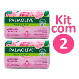 Kit Com 2 Sabonetes Palmolive Naturals Nutrição Cremosa 85g