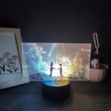 Luz Nocturna 3d De Anime Your Name Figure Para Niños Y Fanta