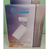 Spot Trilho Lampada Par20 E-27 Branco Luminatti