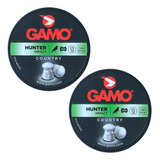 2x Chumbinho/carabina 5.5mm 250un Gamo Pro Hunter 15,42gr