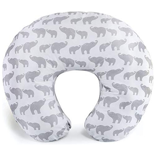 The Peanutshell Almohada De Lactancia De Elefante Gris Para