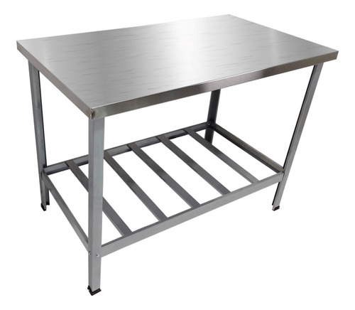 Mesa Para Açougue De Inox Industrial Reforçada 150x70x90