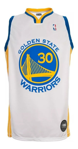 Camiseta Basquet Nba Golden State Warriors Jr. Local Olivos