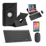 Capa Teclado Mouse Película Para Galaxy Tab A7 T500 T505