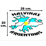 Calcomanía Malvinas Argentinas