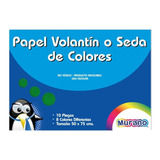 Carpeta Con Papel Seda 8 Colores 10 Pliegos Murano