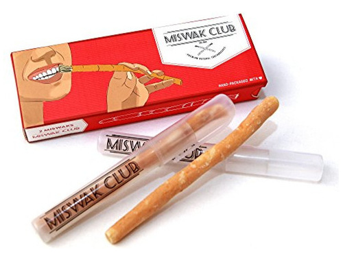 Kit De Blanqueamiento De Dientes Natural Miswak Club/cepillo